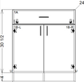 False Drawer (Sink Cabinet) - Frameless (RTA)