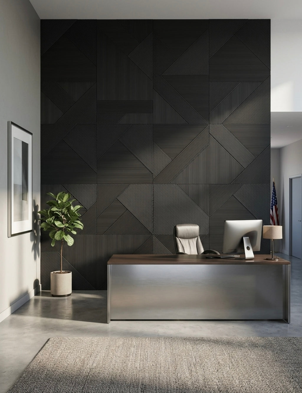 Fluted Accent Wall Panel