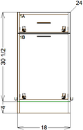 Trash Pull-Out - Frameless